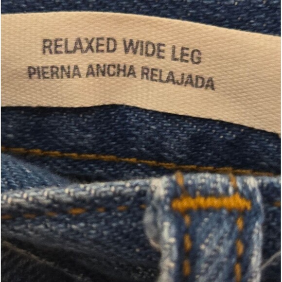 Universal Thread High-Rise Relaxed Wide-Leg Jeans Sz 10/30R Medium Blue … - Picture 4 of 6